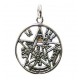 COLGANTE TETRAGRAMATON plata envejecida