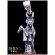 COLGANTE SANTA MUERTE DE PLATA