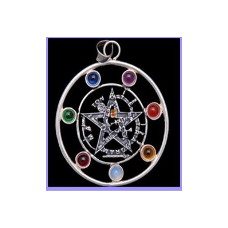 COLGANTE TALISMAN CHAKRA TETRAGRAMATON