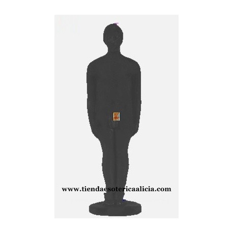 VELA FIGURA HOMBRE NEGRO