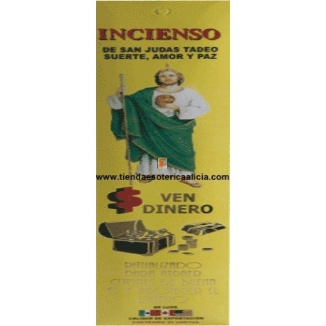 INCIENSO SAN JUDAS VEN DINERO