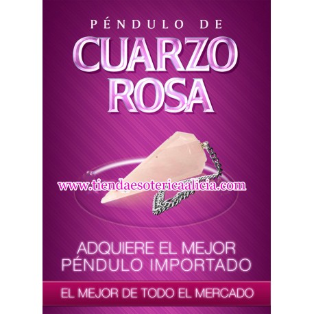PENDULO CUARZO ROSA 