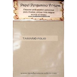 PERGAMINO FOLIO PAPEL VEGETAL