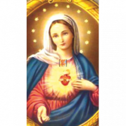 ESTAMPA CORAZON DE MARIA