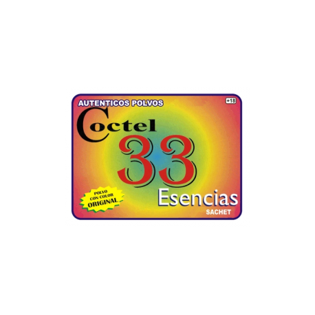 POLVO ESPECIAL COCTEL 33 ESENCIAS