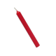 VELA 20 CM ROJO