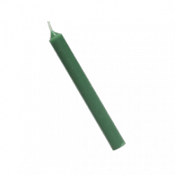 VELA 20 CM VERDE OSCURO